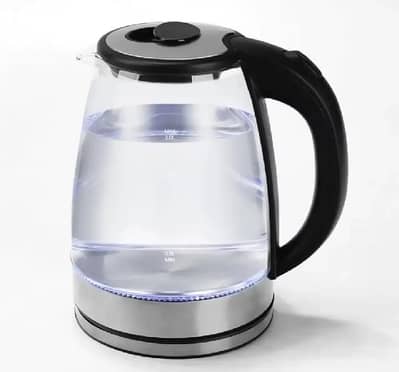 Electric Glass Kettle 2.0L | Fast Boil with LED Light