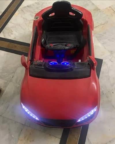 Kids car with double battery