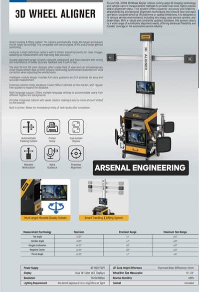 Complete range of workshop & Garage Equipments
