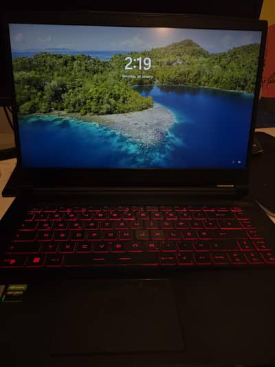 MSI Gaming Laptop, Core i7 10gen Nvidia RTX 3060 GPU,
