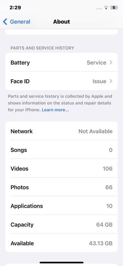 I phone x non pta jv