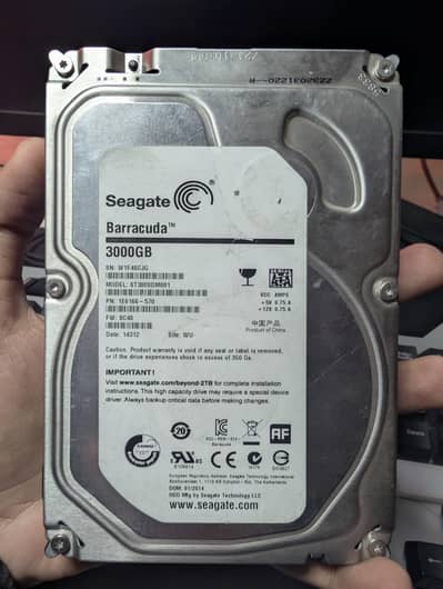 3. TB hard drive ( Fulll of games )