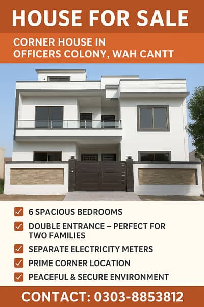 House For Sale in Officers colony