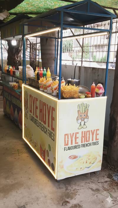 2 Food Stalls For Sale – Gola/Limca & Fries Stall – Ready To Use!