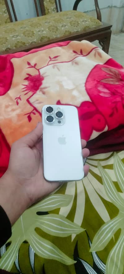 I Phone 15 Pro 128GB with Box (JV) 85% Battery Location okara