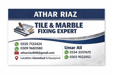 Builders & Contractors/Tiles fixer/Marble fixing /work /polish