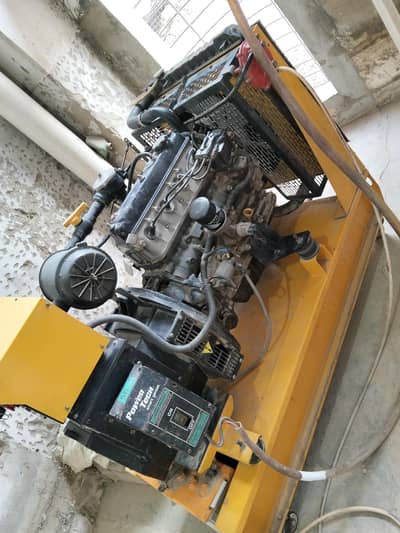 gas generator 22 kw Toyota 3y engion Stamford moter 10/10 koi Kam nahi