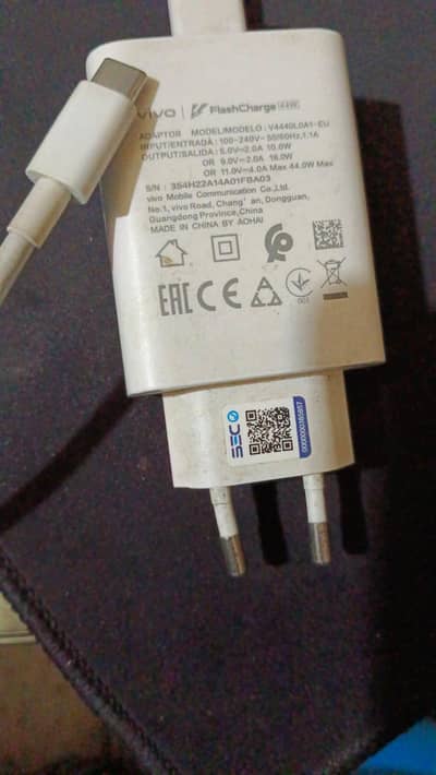 Vivo 44 watt orignal charger