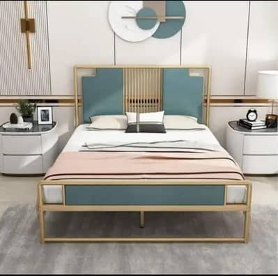 iron Dubble bed|king bed|queen Bed|bed set|furniture 03036933980