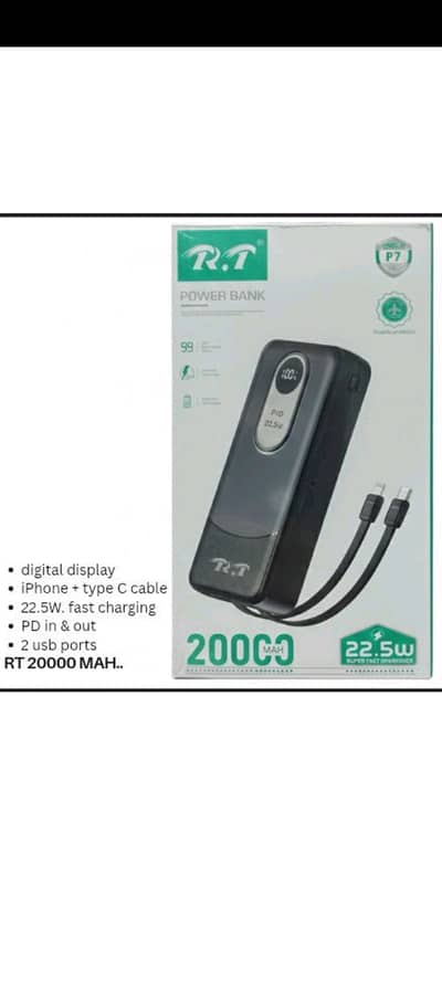 J-133 Power Bank 20000 mah