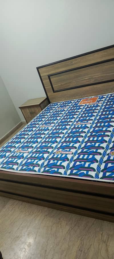 I new bed ready to sale with new mattress