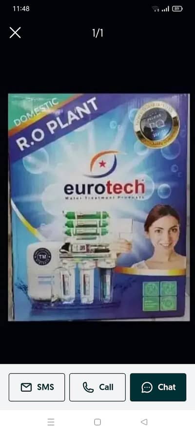 Euro Tech RO Reverse Osmosis Water Filter System 7 Stage Taiwan