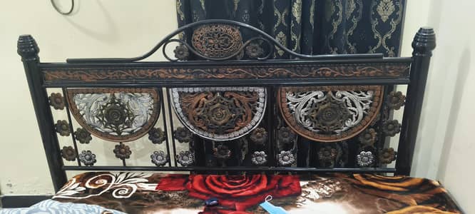 Iron Bed King size. . no mattress