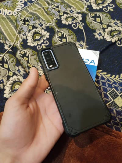 Vivo y12A 3_32 with box and original charge
