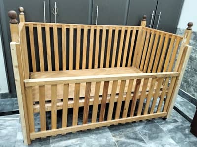Baby cot | wooden cot | kids bed | crib | baby coat | for sale