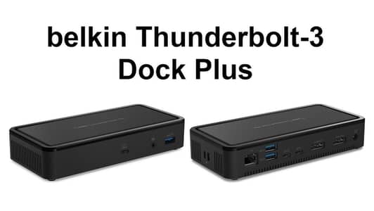 Belkin Thunderbolt 3 Dock + Thunderbolt 4 Cable + Power Adapter