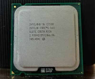 Intel Core 2 Duo E7500 [Dual Core 2.93 GHz]