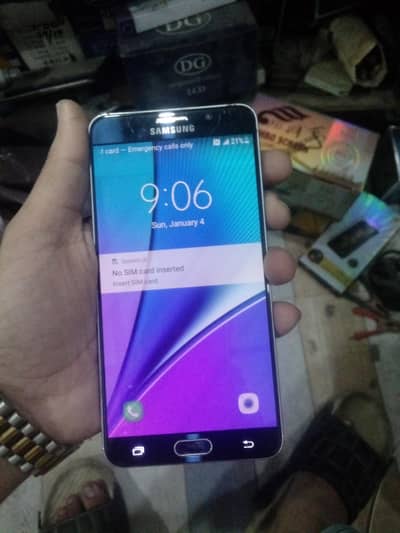 Samsung Note5 4/32 Good Condition Ok Phone Hai Finger not Working