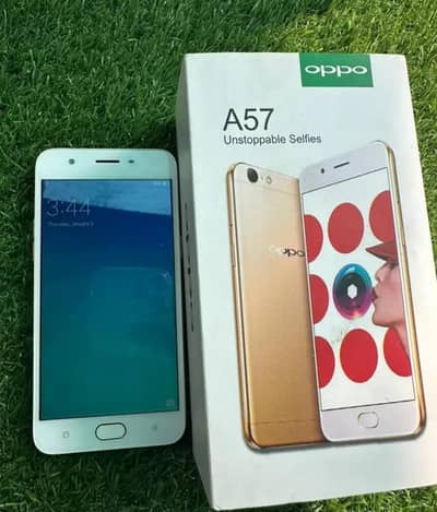 oppo A57 pta approved 4.64 gb 10.10 condition