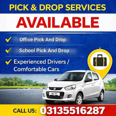 Pick And Drop Service Available