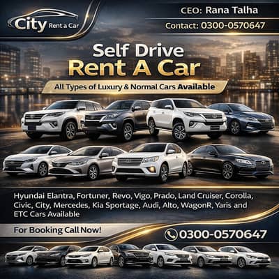 Self Drive Car Rental / Rent a Car/ All Luxury Cars Available For Rent