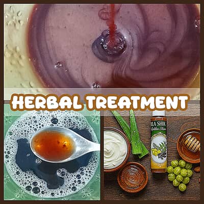 Golden Herbal Shampoo - Pure Amla, Reetha & Shikakai (100% Organic)