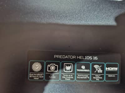 Acer Predator Helios RTX 4080 175w| 32 gb ddr5 | 1 tb ssd | 240 hz qhd