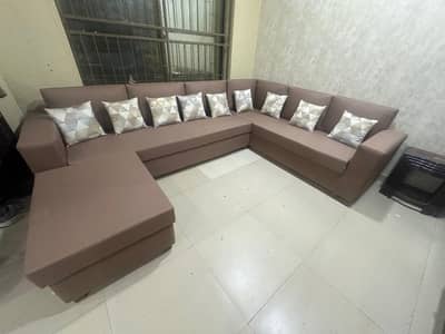 Brand New L Shpaed Sofa Set with Table
