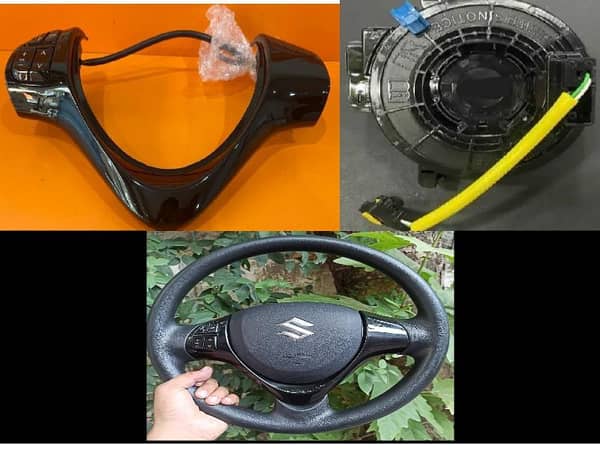Suzuki Alto 2018–2025 Multimedia Steering Controls + Spring Clock