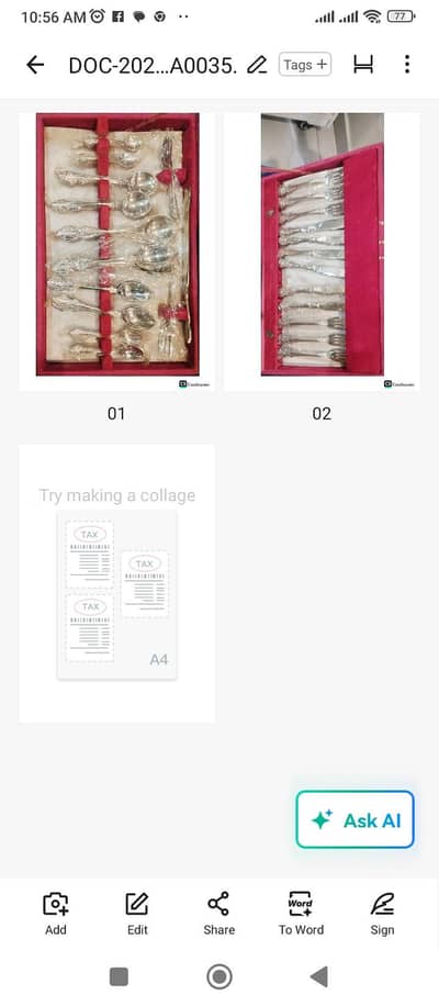 cutlery set original