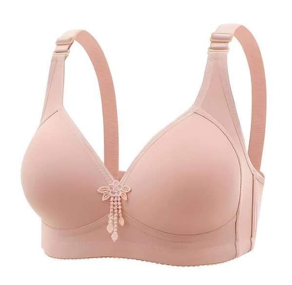Excellent Quality Foam Padded Simple Embroidered Bra for Women, Jersey Cotton Fabric, Adjustable Waist / women bra, foam padded bra, embroidered bra, jersey cotton bra, adjustable bra, ladies bra