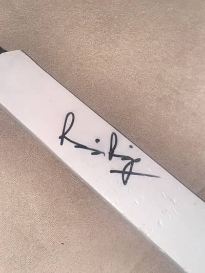Ramiz Raja Signed Bat