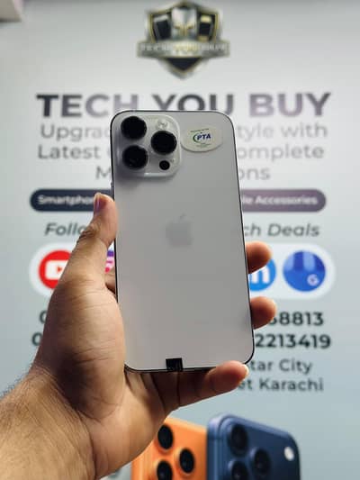 Iphone 14 Pro Max 128GB Pta Approved Water Pack Under Warranty