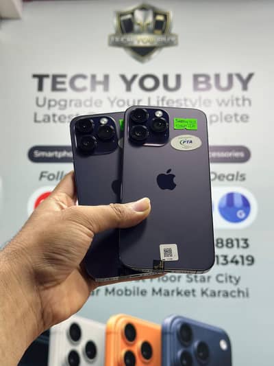 Iphone 14 Pro Max 128GB Water Pack Water Pack Purple