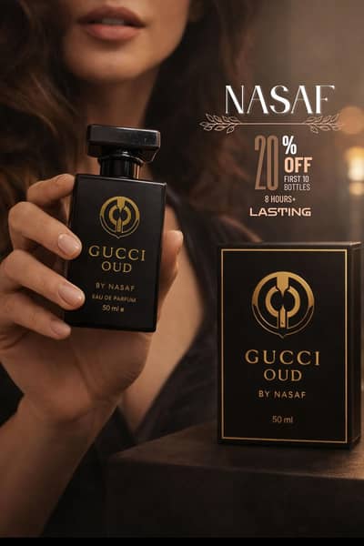 Guccia Oud by NASAF | Elegant & long-lasting | 20% OFF | 50ml perfume.