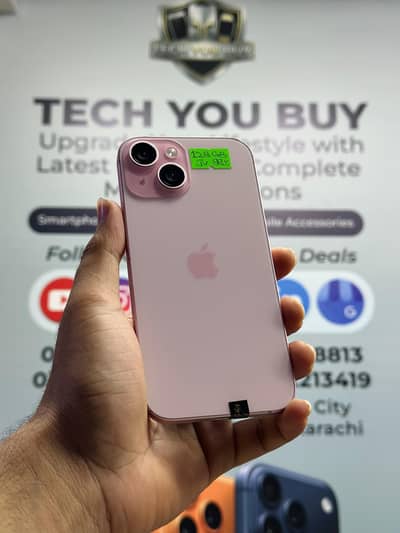 Apple Iphone 15 128GB Non Pta Pink Color