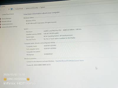 Lenovo full computer 6 parts
