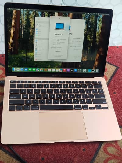 MacBook Air 2020 i5 Rose gold colour 8gb ram 512ssd