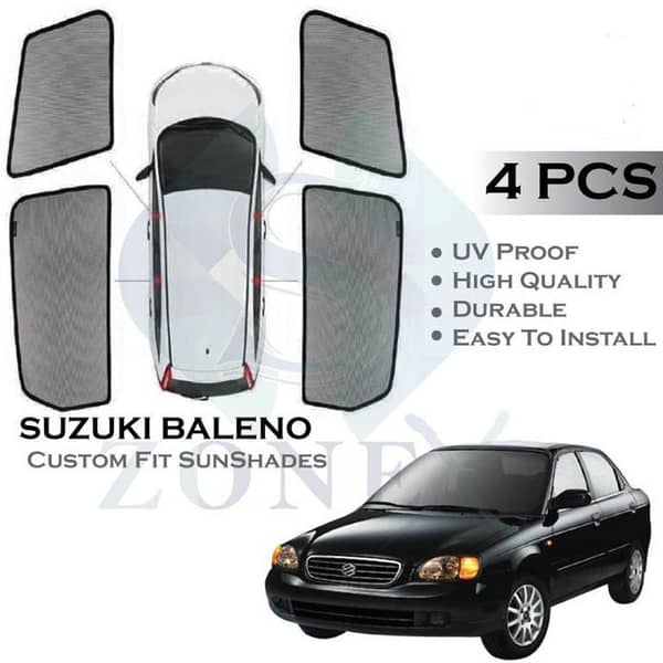 Suzuki Baleno: Sun Shades and Side Curtains