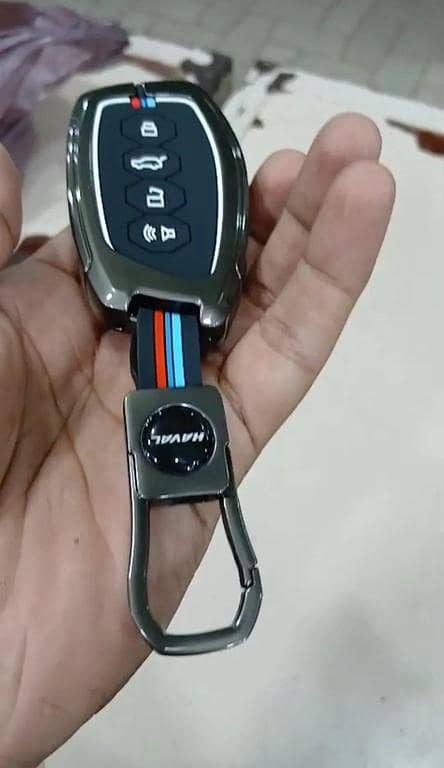 Haval H6 Facelift Metal Key/Remote Cover — Premium Imported Zinc Alloy with Key Chain