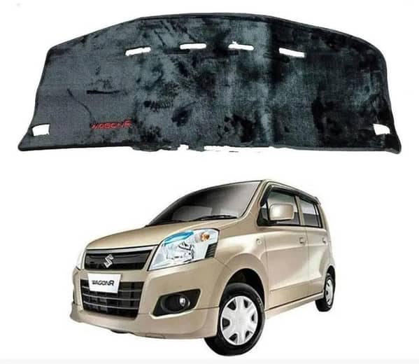 Suzuki Wagon R Dashboard Velvet Mat - Soft Fluffy Non-Slip, Imported Premium Quality