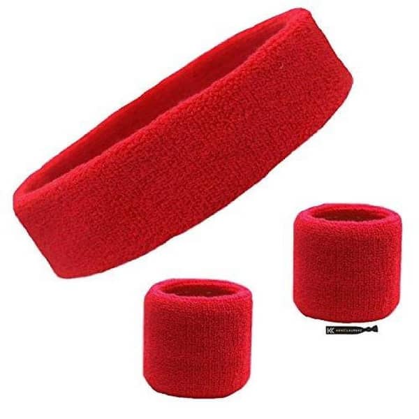 Pack of 3 Sweat Bands for Arms and Head (High Quality)