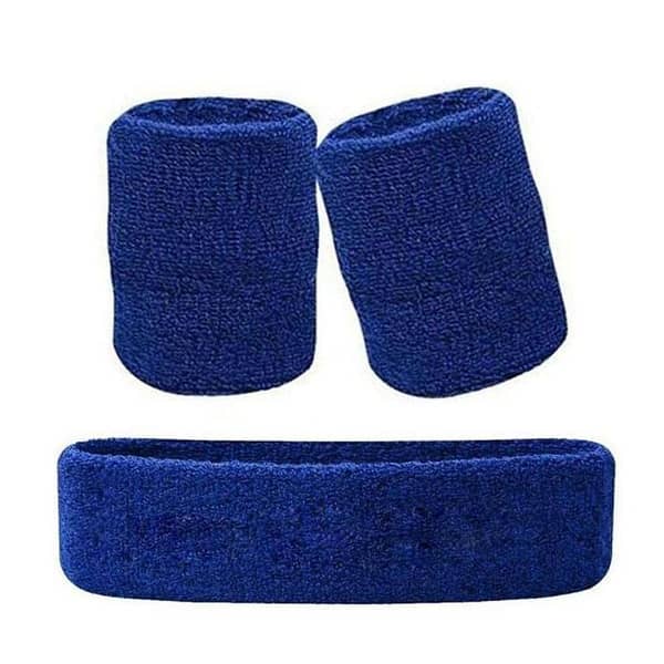 Pack of 3 High-Quality Sweat Bands for Arms and Head