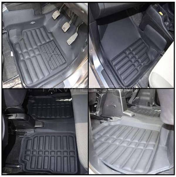 3 Pcs Premium Quality 5D Car Mats for Honda City (2009-2019)