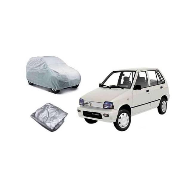 Car Top Cover for Suzuki Mehraan - Silver