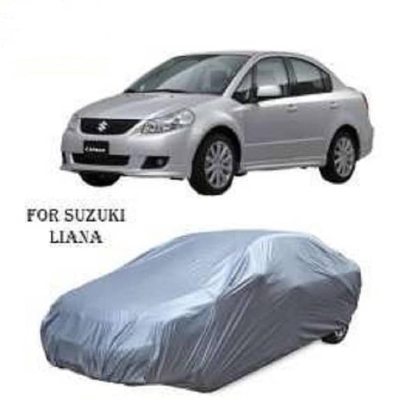 Silver-Coated Parachute Car Cover with Bag for Suzuki Liana