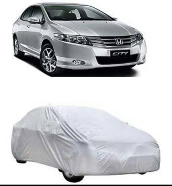 Car Top Cover for Honda City (2009–2021) – Silver