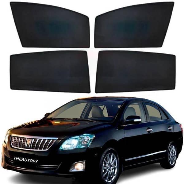 TOYOTA PREMIO 2012 Sun Shade Set, 4 Pieces – Black