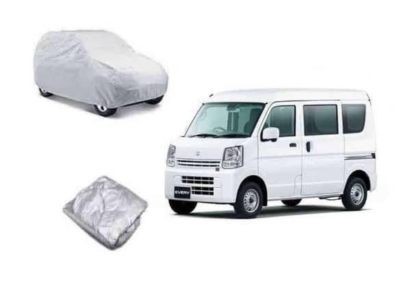 Suzuki Every Full Body Car Top Cover in Silver Coated, Water and Dust Proof