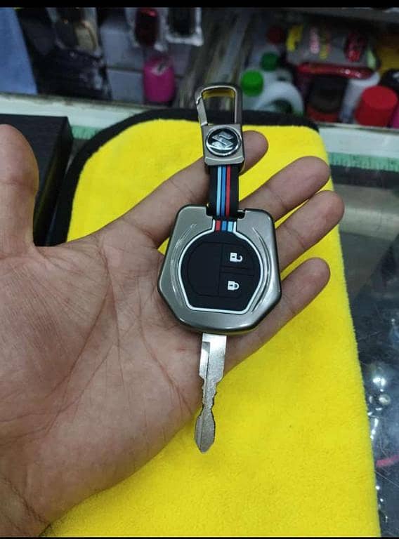 Zinc Alloy Car Key Case Cover for Suzuki Alto, WagonR, Swift, Cultus, and More